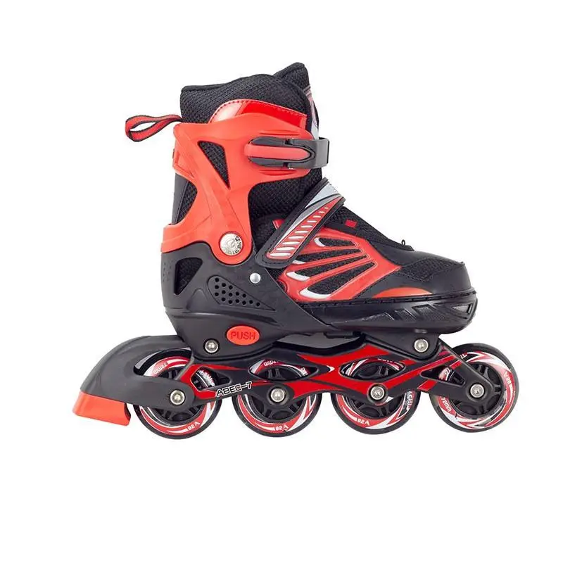 Wholesale Kids Roller Skate Shoes Led Flashing Inline Speed Roller Skate Retractable Skate Shoes Sets