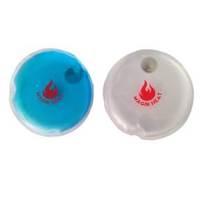 Paquete de calor de forma redonda, calentador de manos de gel redondo instantáneo reutilizable - Product Image 3