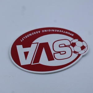 Tùy chỉnh TPU vá tùy chỉnh truyền nhiệt vá cho quần áo TPU nhãn may mặc cho soccerwear nổi có thể giặt vá - Product Image 6