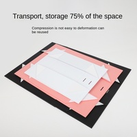 Boîte d'aspiration magnétique de type livre pliable personnalisée petit stock de lots de boîte cadeau UV avantage ruban transfrontalier disparaissant