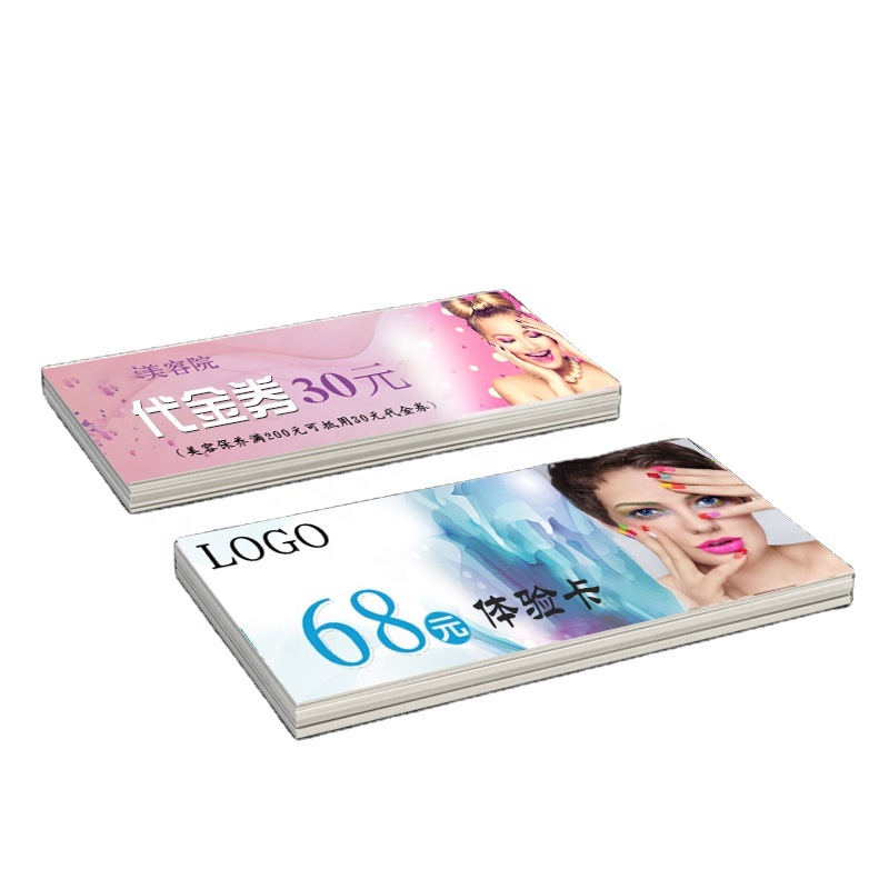 Рекламная карта для дизайна ногтей 250 г/кв. М, купоны для печати с бесплатным дизайном