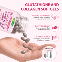 Complément alimentaire Itawel Private Label Vegan 120 gélules de collagène, peptides et glutathion pour éclaircir la peau, capsules pour femmes, cheveux et ongles