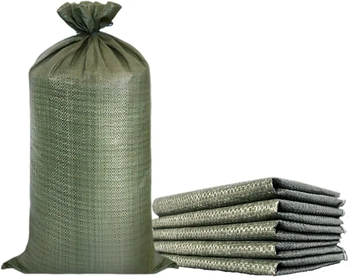 high quality industrial sandbag pp polypropylene woven bag for packaging sand rice