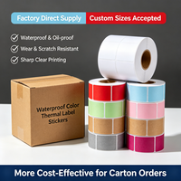 Papel Térmico Directo 100 x 150 mm 350 Unidades A6 4 x 6 Pulgadas 500 Unidades Rollo de Etiquetas Adhesivas para Envíos Logísticos