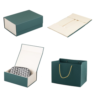 Boîte cadeau magnétique pliable personnalisée de luxe écologique pour cosmétiques, vêtements, chemises - Product Image 2