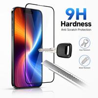 Verre trempé ultra-résistant pour iPhone 17 Pro Max, protection d'écran antichoc 45KG, verre ACG japonais de qualité supérieure, vente en gros