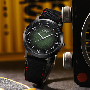 Montre en silicone minimaliste et haut de gamme pour homme, populaire, sportive, étanche et esthétique, à quartz. - Product Image 1