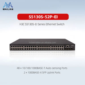 Switch Gestionado Gigabit de 48 Puertos Serie H3C S5130S-EI con 4 Puertos de Enlace Ascendente SFP+ de 10G para Despliegue de Redes Empresariales - Product Image 1
