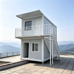 Casa Prefabricada Modular de Dos Pisos, Diseño Moderno y Transpirable, de 20 pies, Ensamblaje Rápido, Tipo Contenedor, para Hotel o Villa - Product Image 4