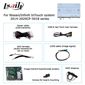 Lsailt không dây Carplay <span class=keywords><strong>Android</strong></span> giao diện tự động hộp cho Nissan tuần tra Y62 Intouch hỗ trợ gương liên kết - Product Image 6