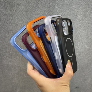 เคสโทรศัพท์แม่เหล็กแบบด้านคุณภาพสูงสำหรับ iPhone 18 14 15 16 17 Pro Max พร้อมปุ่มสัมผัส AI ป้องกันมุมทั้งสี่ - Product Image 2