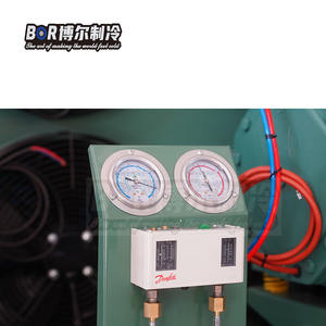 Unité de condensation à onduleur 380V haute puissance semi-fermée pour congélateur durable, refroidissement des fruits de mer et de la viande, <span class=keywords><strong>R404A</strong></span> - Product Image 6