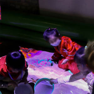 Proyeksi Interaktif Cerita Digital Pantai Kreatif Ikan Akuarium Interaktif Permainan Pantai untuk Situs Pengalaman Anak - Product Image 5