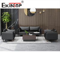 Ekintop Hot Selling Büromöbel Executive Office Sofa modernes PU-Sofa Wohnzimmer Leders ofa