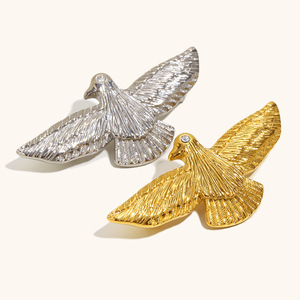 Cartoon Bird Brooch with <b>Crystal</b> Luxury Vintage <b>Animal</b> Brooches for Men Boyfriend Gift - Product Image 5