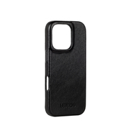 YUBO LEATHER fait à la main huile cire cuir couverture de téléphone enveloppé bord artisanat étui pour iPhone 16 16 Pro Max 16 Plus moule privé
