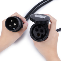 Wasserdichter Industriestecker, Ein-zu-Zwei-Splitter, IP44 Wasserdichtigkeitsklasse, Reine Kupferleiter, PVC-Isolierung für Bühnenbeleuchtung