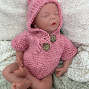 Muñeca <span class=keywords><strong>Reborn</strong></span> coleccionable de silicona de 18 pulgadas, boca abierta, puede beber, sensación de bebé Real, juguete para jugar, regalo para niños - Product Image 2