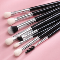Ensemble de 8 pinceaux de maquillage pour les yeux OEM, logo personnalisé, kit de pinceaux cosmétiques professionnels