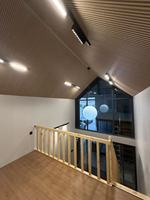 Maison préfabriquée de luxe de 32 m² en forme de A, maison modulaire à deux étages, petite maison durable en structure acier, cabane en forme de A pour le glamping
