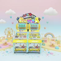 Machine interactive de rédemption de boissons avec système de réfrigération Nailong IP, station de jeu de boissons grande capacité à double allée
