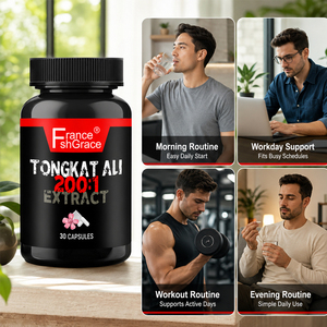 Capsules d'extrait de Tongkat Ali personnalisées pour hommes, améliorent l'énergie, soins de santé, complément alimentaire Tongkat Ali - Product Image 3