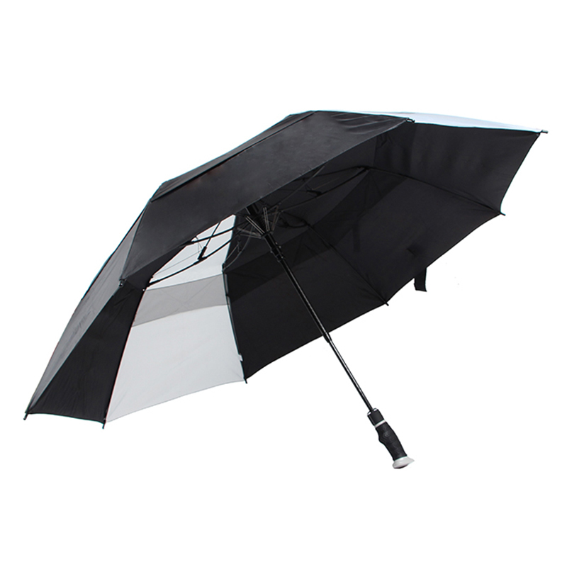 Extra Large Publicité Double Couche Auvent Conduit Deux 2 Pliant Pliable Parapluie de Golf