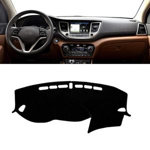 Alfombrilla para el Tablero del Auto <span class=keywords><strong>Hyundai</strong></span> <span class=keywords><strong>Tucson</strong></span> 2016-2019, Alfombra de Poliéster Gruesa que Cubre Toda la Superficie, Antideslizante, Protector Solar, Aislamiento Térmico, Antideslumbrante - Product Image 1