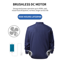 2022 Leetye Mei pas cher chaud été veste intelligente vêtements Rechargeable alimenté par batterie air conditionné manteau pour les travaux