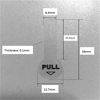 Languette isolante de batterie en PET, pour CR2450 CR1632 cr2022 CR2032 CR2320 CR2330 AA AAA CR123A 18650 Batteries