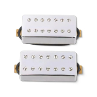 Micro guitare électrique Humbucker Lp 7 cordes de haute qualité avec barre magnétique en céramique Chrome