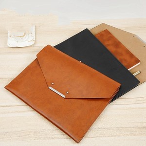 <span class=keywords><strong>A4</strong></span> Multi-Function Office Document Bag Grande Capacidade PU Leather <span class=keywords><strong>File</strong></span> Bag com alça impermeável Arquivo Portátil Produto - Product Image 5
