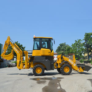 4 Wheel Drive Nieuwe Retro Graafmachine Backhoe En Loader Backhoe Loader Graafmachine Kleine Graaflaadmachine Te Koop - Product Image 1
