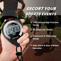 Chronomètre numérique portable de haute qualité, personnalisé, pour course de marathon, résistant à l'eau, avec alarme, best-seller