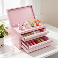Mini boîte à outils en métal, tiroir coloré pour bureau, petite boîte à outils multi-spécifications, organisateur de pièces de quincaillerie, couleur personnalisée, logo disponible