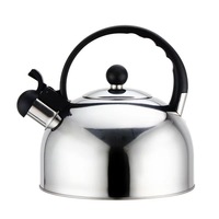 Nouvelle bouilloire à gaz de conception traditionnelle Jiangmen, bouilloire en métal, théière en acier, 2,5 L, bouilloire sifflante en acier inoxydable, Tetera 2,5 Litros