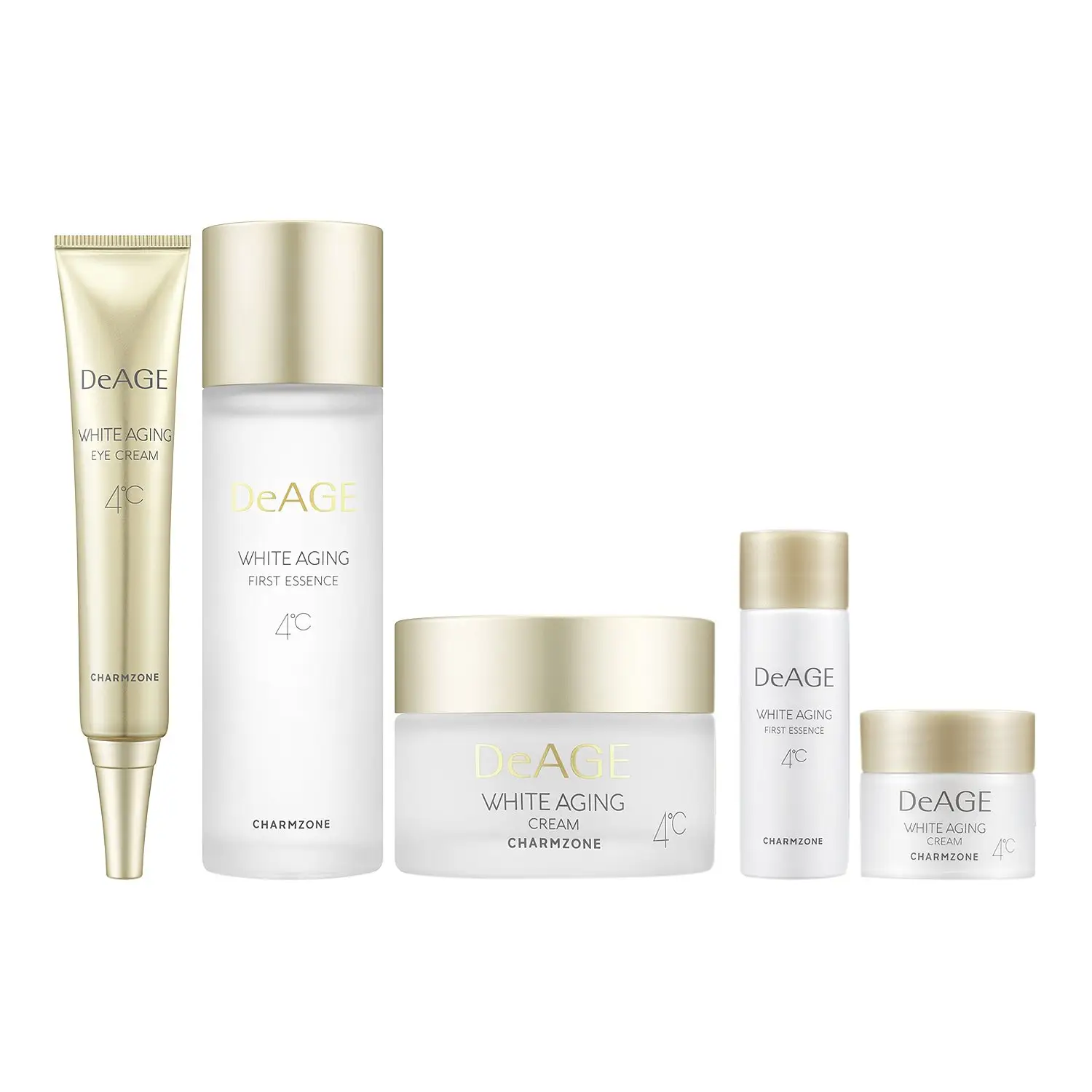 Fabriqué en coréen Excellente qualité Deage White Aging 3 pièces Set Produits de soins du visage pour dames par Lotte Duty Free