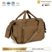 Sac de rangement universel en nylon grande capacité pour poussette, organisateur de couches souple à suspendre, idéal pour les voyages, fabriqué en usine OEM