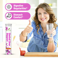 Comprimés effervescents pour le soutien hépatique à base de plantes pour adultes, antioxydant, régularité digestive, santé intestinale, absorption des nutriments