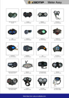 ZSDTRP Black Meter Assy Motorcycle Accessories Electrical System 3 Wire Electrical Tachometer for BR150 BR200