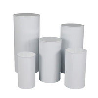 Nouvel Arrivage : Colonne Carrée en Fer pour Scène de Mariage, Support de Présentation Décoratif, Pilier de Route, Présentoir pour Buffet de Desserts de Mariage