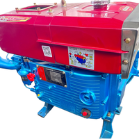 Moteur diesel refroidi par eau à démarrage électrique 20 CV China Changmei ZS1110 22 CV pour bateau, tracteur, machine, avec pompe Euro et roulement