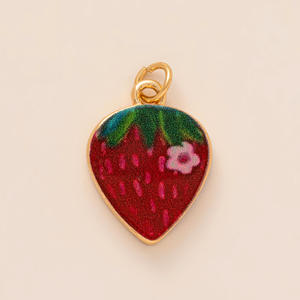 قلادة مطلية بالذهب عيار 18 قيراط من YML & 46 مصممة بنفسك للفواكه والمأكولات البحرية والليمون والأسماك وزهر الكرز قلادة مطلية بالذهب 18 قيراط - Product Image 6