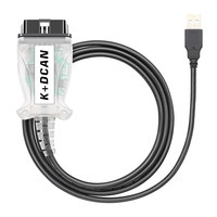 Interfaz de Diagnóstico OBD2 K+DCAN K-LINE para Autos Antiguos BM con Interruptor, Compatible con Programación