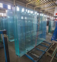 Verre de sécurité trempé plat transparent certifié CE, panneau de 5 à 19 mm, sur mesure pour fenêtres, portes, balustrades et cloisons de bâtiments