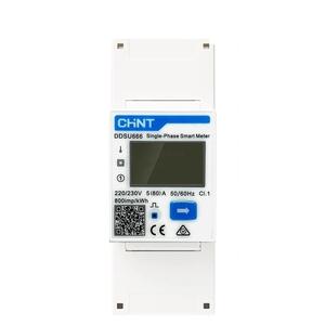 <span class=keywords><strong>DDSU666</strong></span> DTSU666 monophasé Rail DIN Modbus RS485 bidirectionnel intelligent énergie puissance KWH compteur de courant électrique wattmètre - Product Image 1