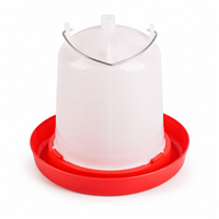 Nouveau système d'abreuvement universel pour volailles avec réservoir à pression réduite en plastique PP Haokai pour cages à poules pondeuses