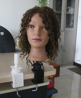 Support de perruque à pince en C réglable pour table, idéal pour mannequin ou tête de poupée