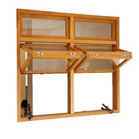 Ventana Plegable Vertical Multiunidad con Acabado Madera, Ventana de Servicio para Cafetería, Tamaño Personalizado