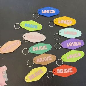 Nuevo Llavero de Hotel con Diseño Vintage, Llavero Personalizado con Logotipo, Número de Habitación, Llavero de Plástico para Hotel - Product Image 3